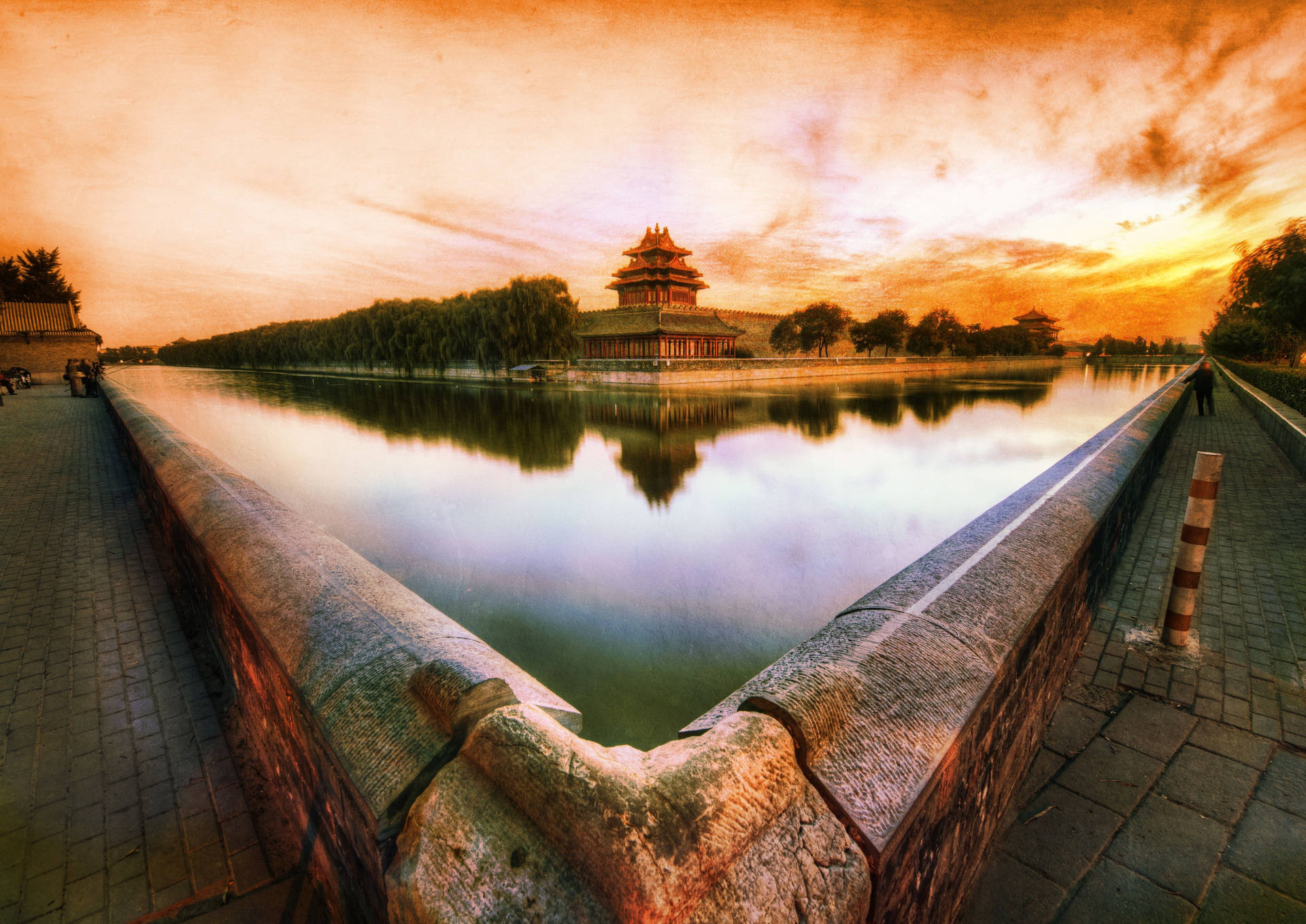 Moat In Forbidden City China Picture