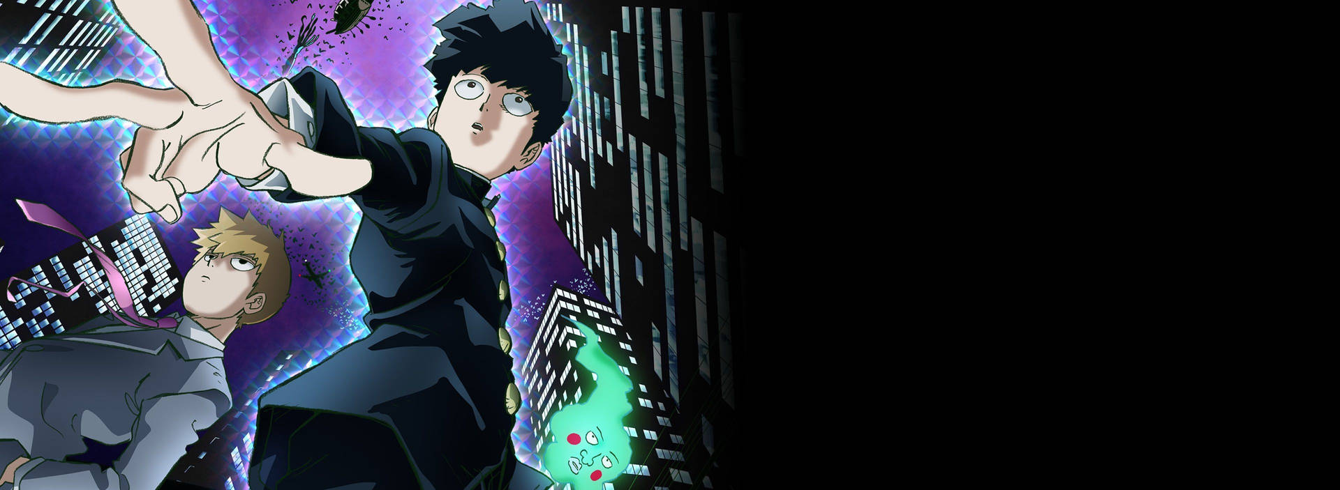 "Crash the walls of reality with Mob Psycho 100" Wallpaper