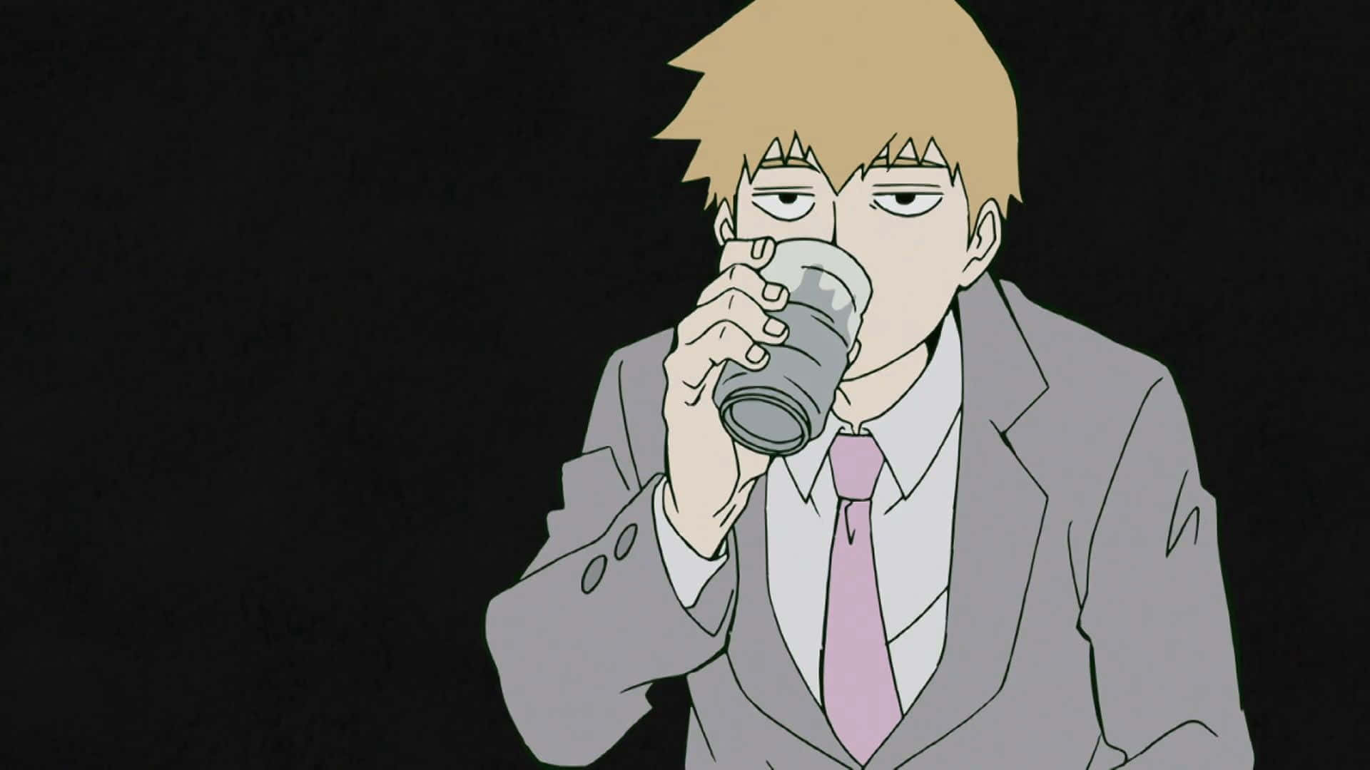 Mob Psycho 100 Arataka Drinking Tea Picture