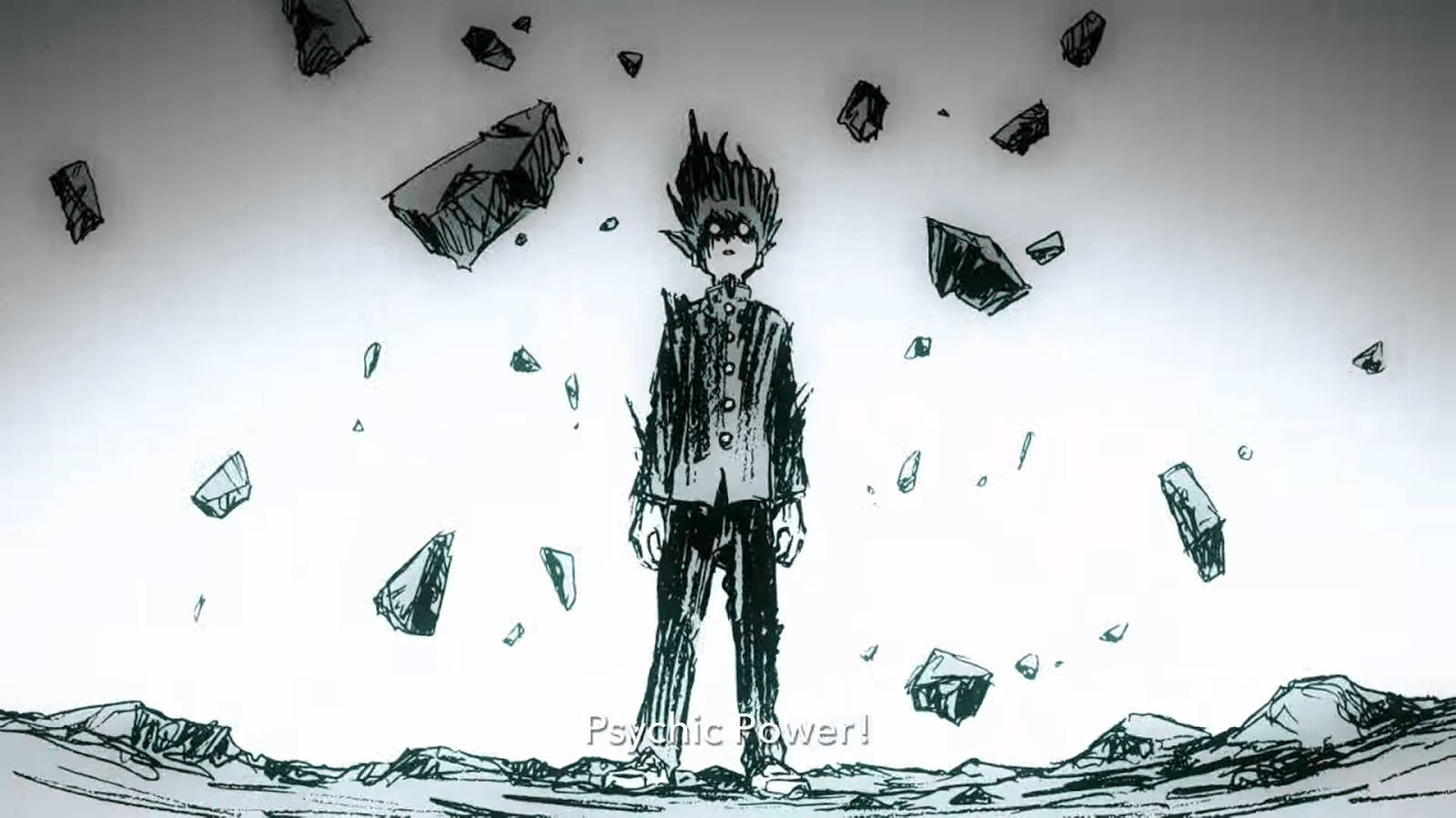 Tune in and Experience the Unique World of Mob Psycho 100 Wallpaper