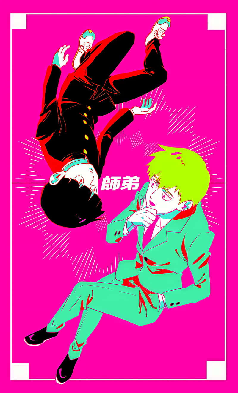 Mob Psycho Neon Pink Picture