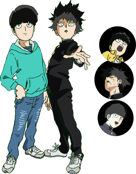 Moband Reigen Anime Characters PNG