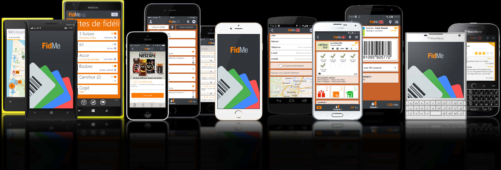 Mobile App Screens Display PNG