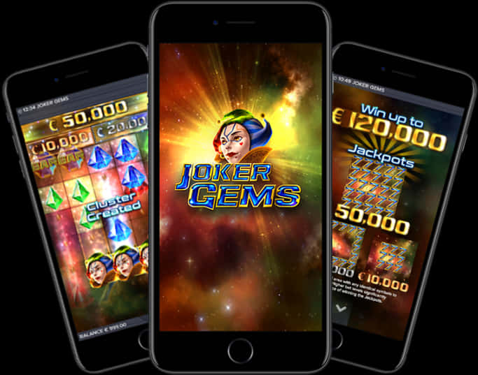 Mobile Casino Games Joker Gems PNG