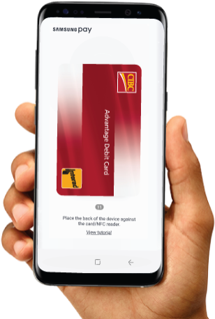 Mobile Debit Card Transaction Demonstration PNG