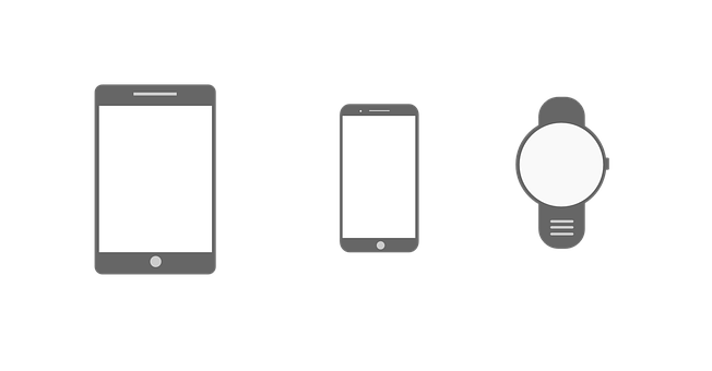 Mobile Devices Vector Illustration PNG
