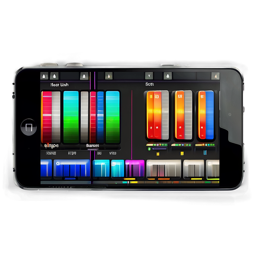Mobile Dj Mixer App Png 06132024 PNG