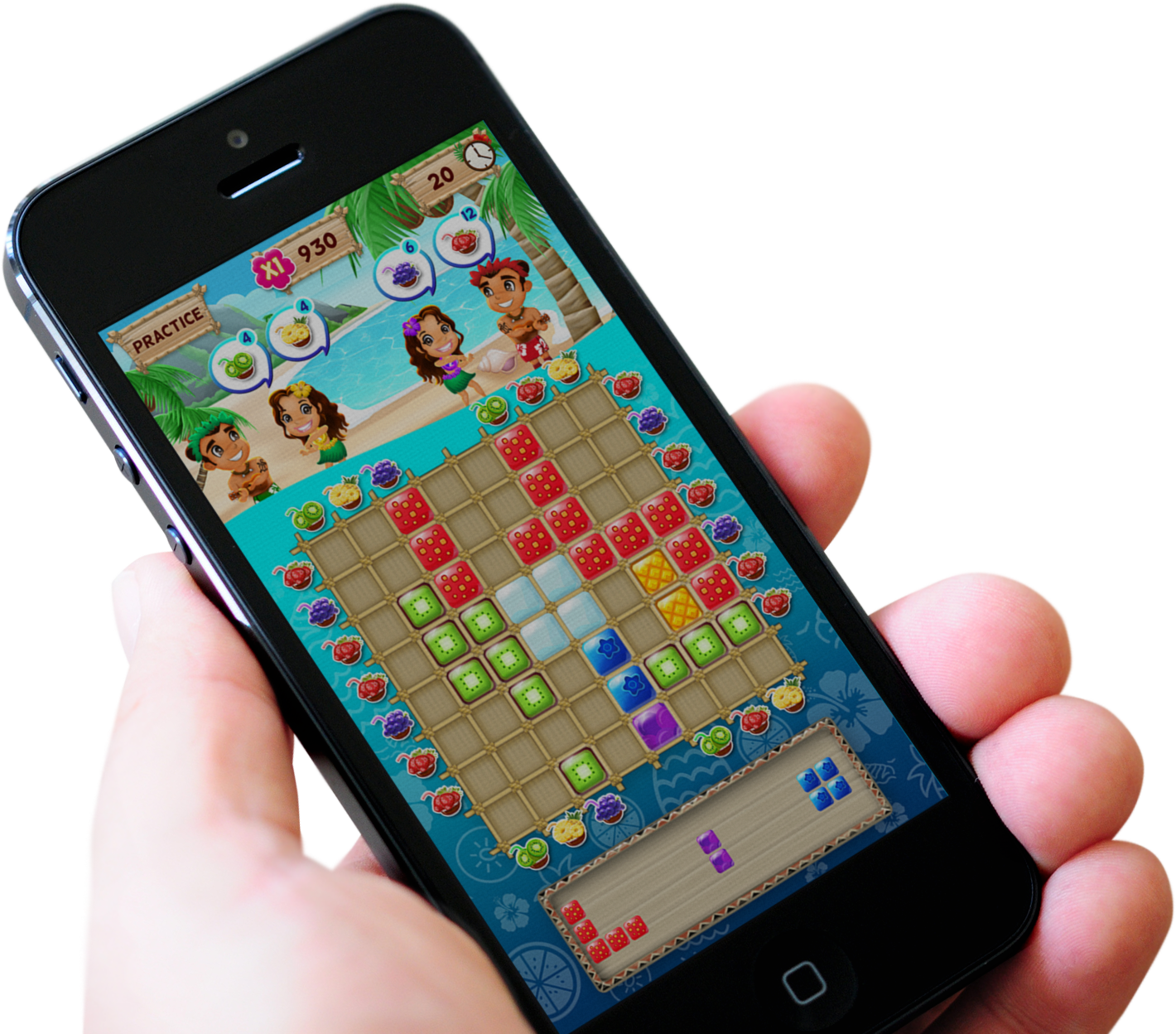 Mobile Game In Hand Puzzle App PNG