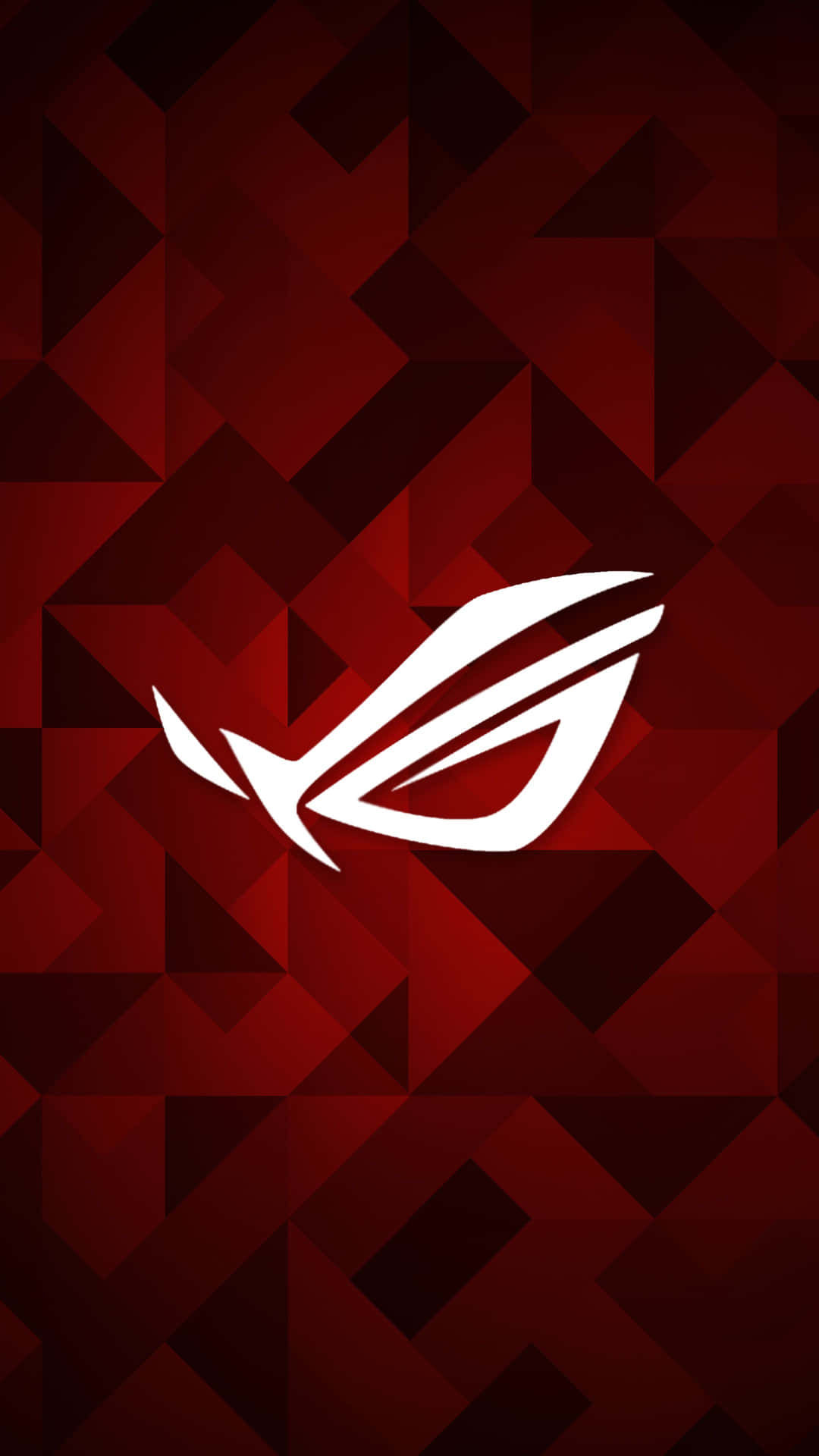 Asusrog Logo Auf Einem Roten Hintergrund Wallpaper