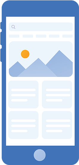 Mobile Interface Graphic Placeholder PNG