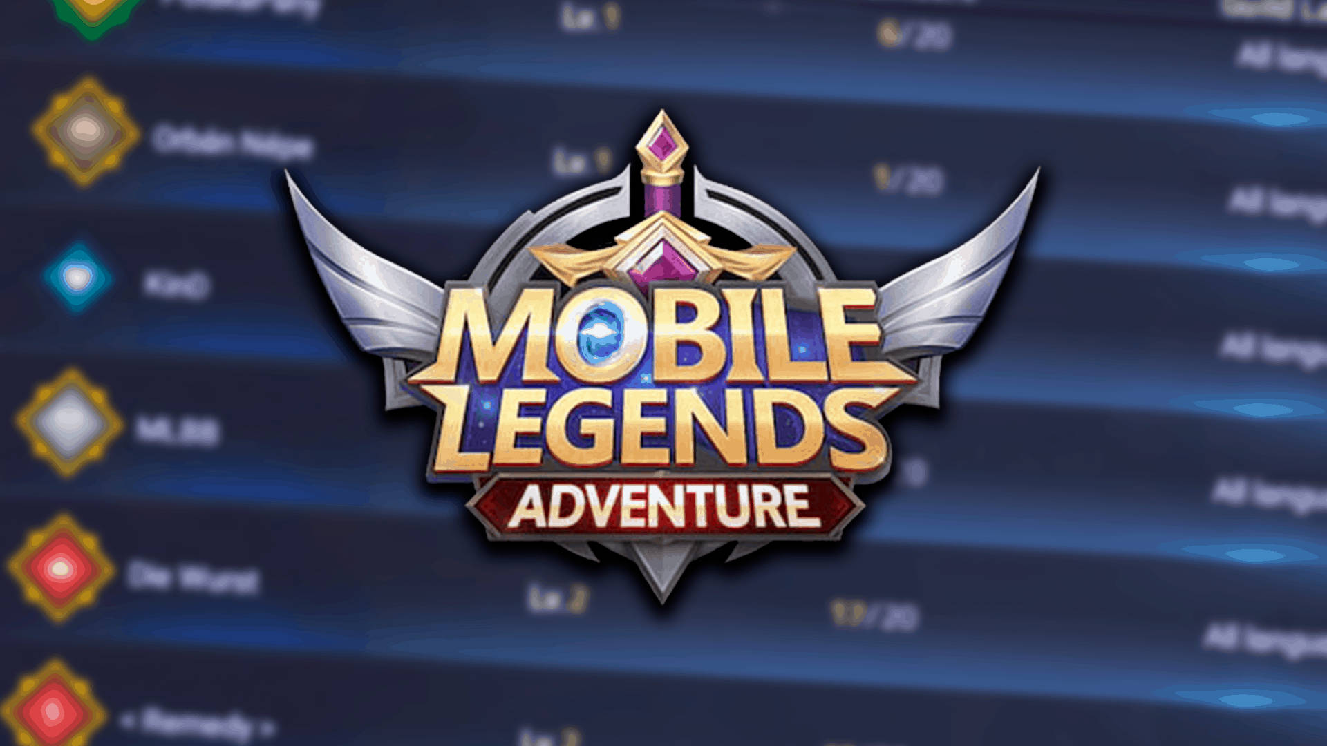 Mobile Legends Adventure Logo Wallpaper