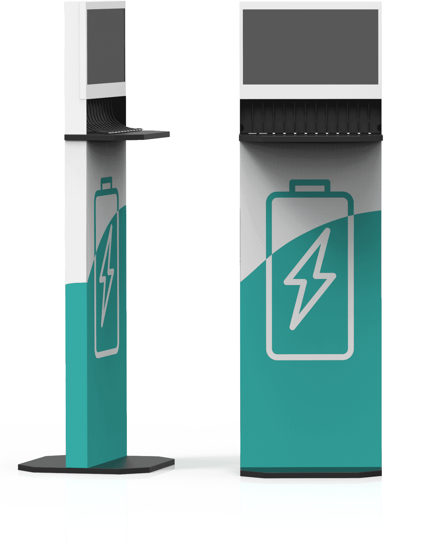 Mobile Phone Charging Station Design PNG