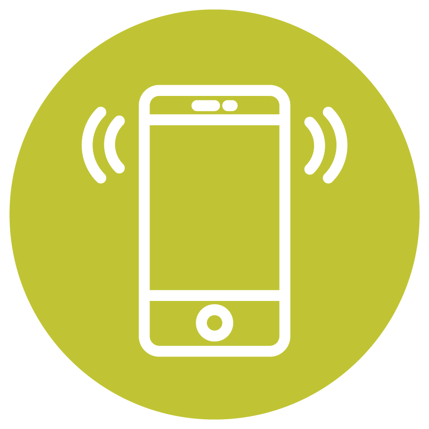 Mobile Phone Vibration Icon PNG