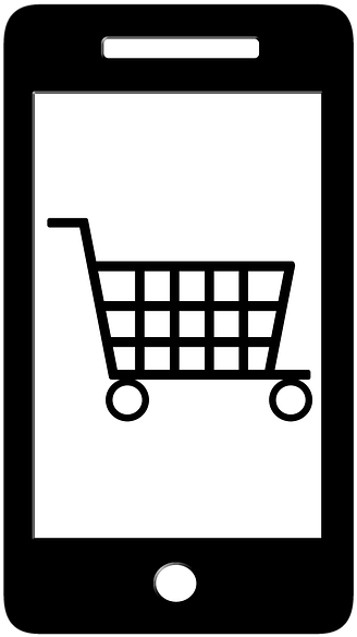 Mobile Shopping Cart Icon PNG