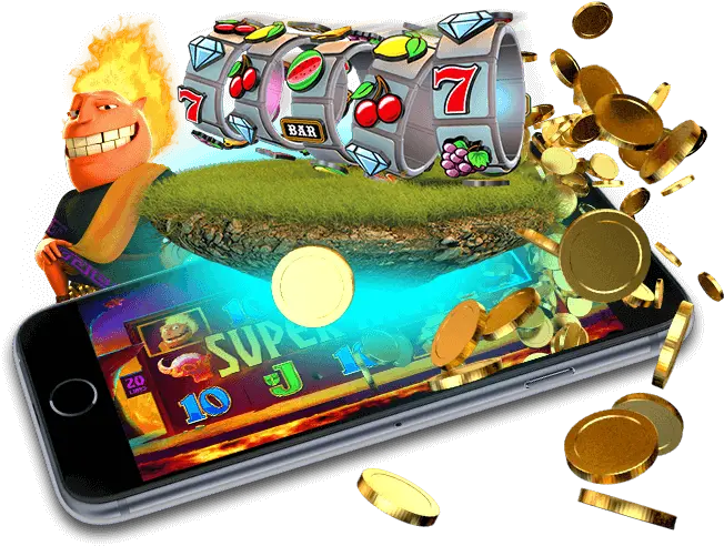 Mobile Slot Game Jackpot Win PNG