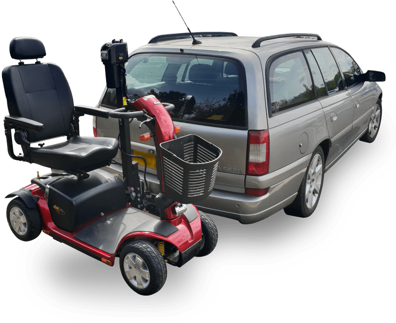 Mobility Scooterand Station Wagon PNG