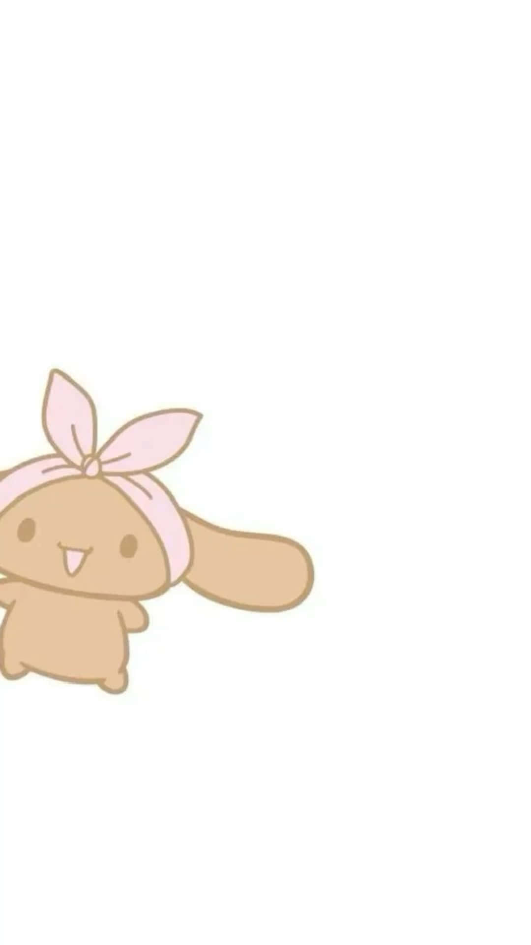 Mignon Mocha Personnage Sanrio Lapin Fond d'écran