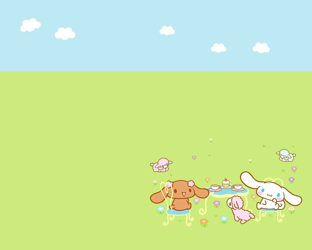 Pesta Teh Karakter Sanrio Mocha Wallpaper