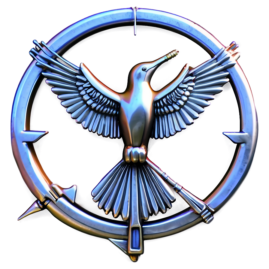 Mockingjay In Silver Png Qtg71 PNG