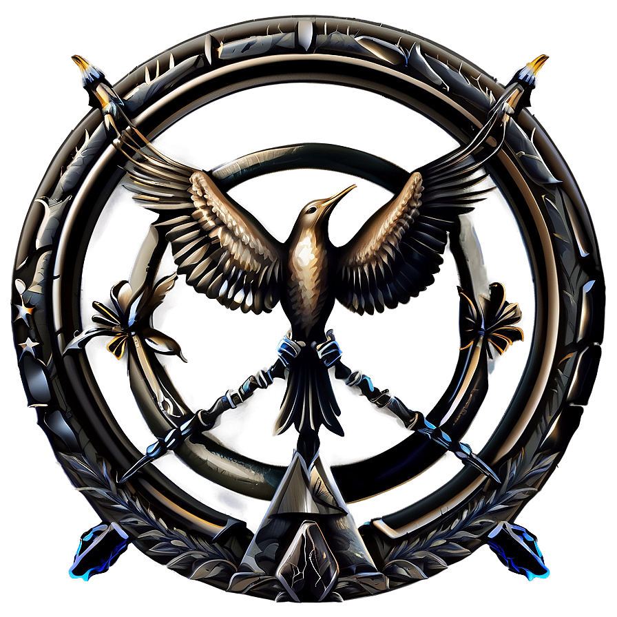 Download Mockingjay Rebellion Crest Png 06242024 | Wallpapers.com