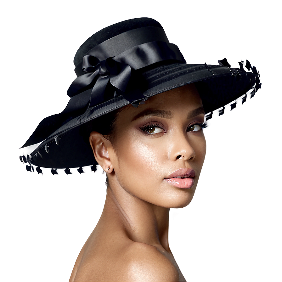 Download Model In Couture Hat Png 06112024 | Wallpapers.com