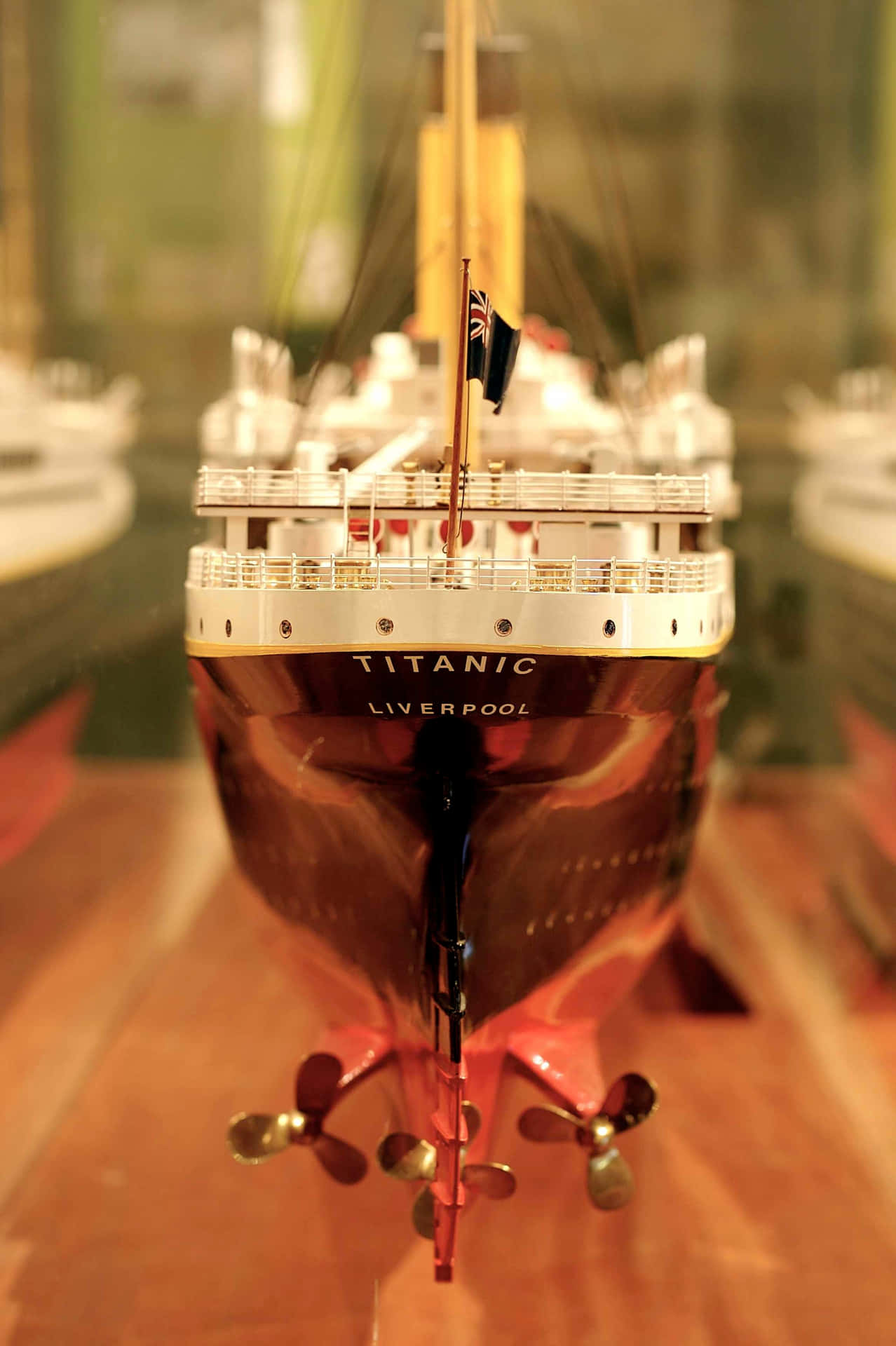 Model Stern Rms Titanic Museum Background