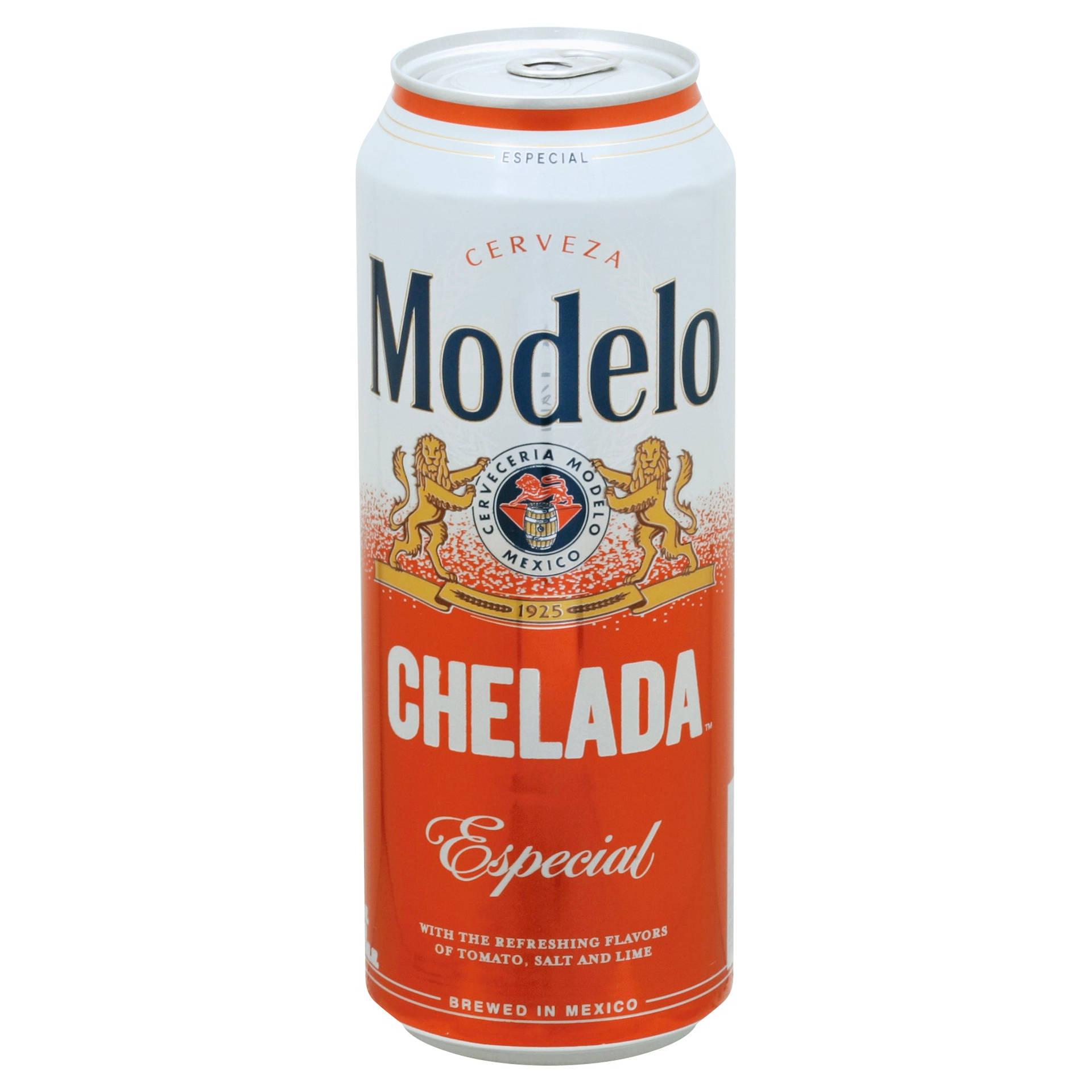 Refreshing Modelo Especial Chelada Can On Display Wallpaper