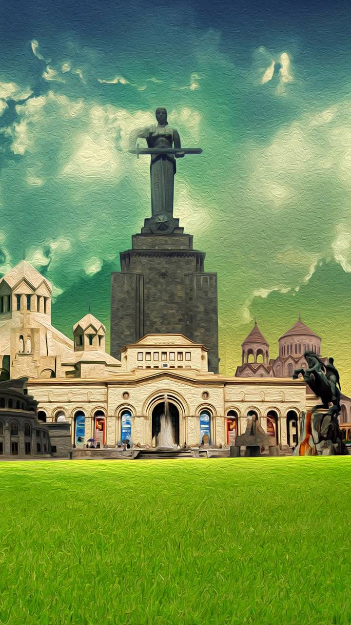 Moder Armenien Digital Kunst Wallpaper