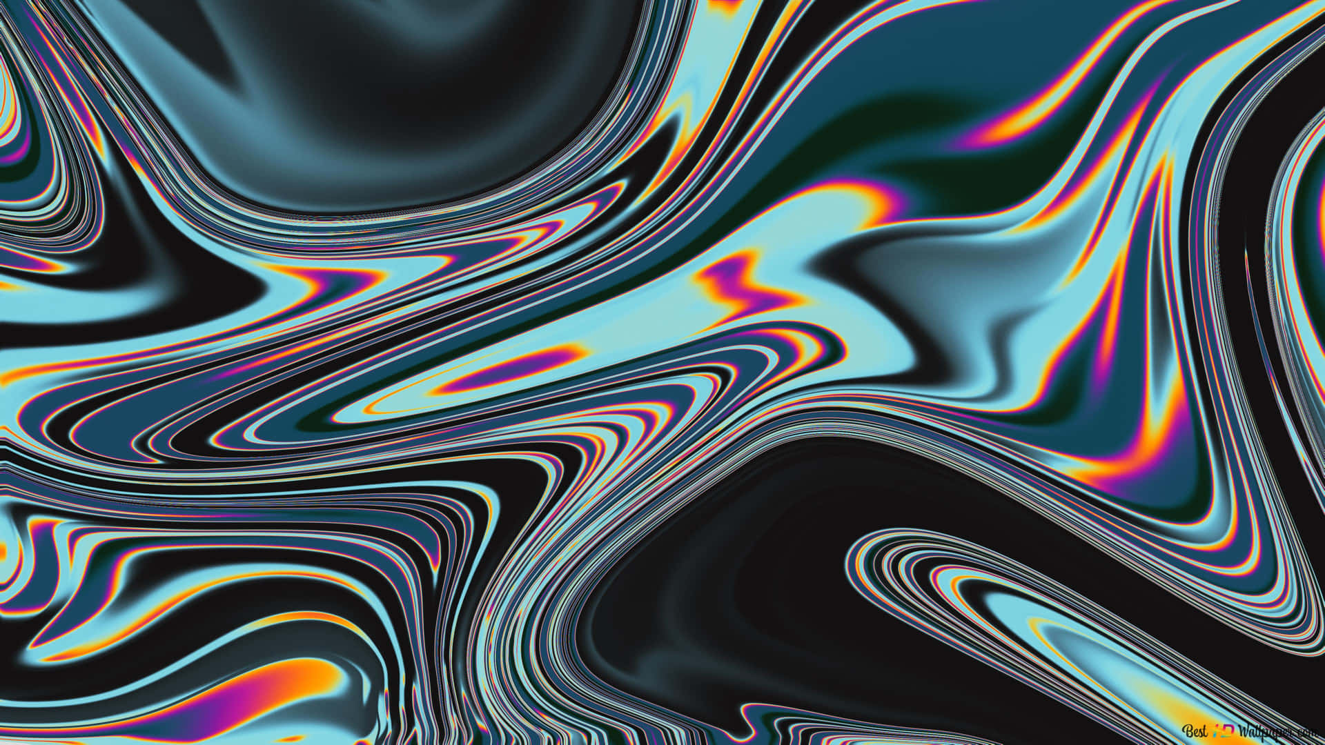 A Colorful Abstract Background With Swirls Wallpaper