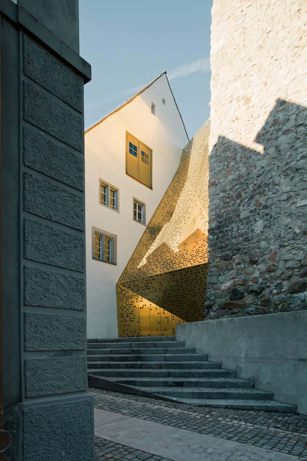 Modern Architecture Blend Rapperswil Jona Wallpaper