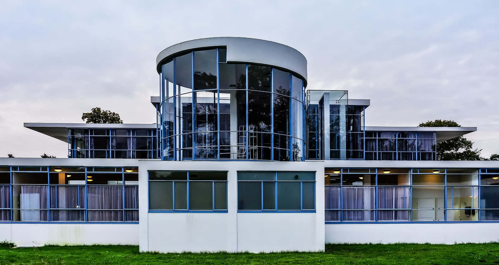 Modern Architecture Hilversum Building Wallpaper
