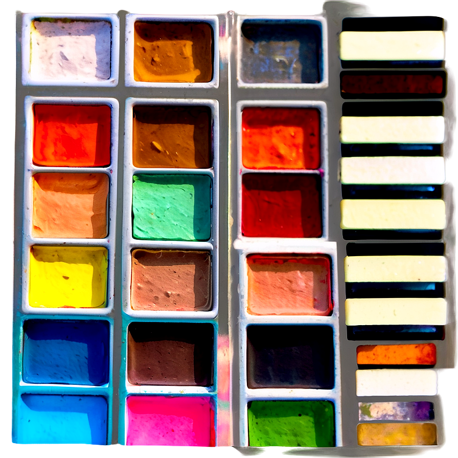 Modern Art Palette Png 06212024 PNG