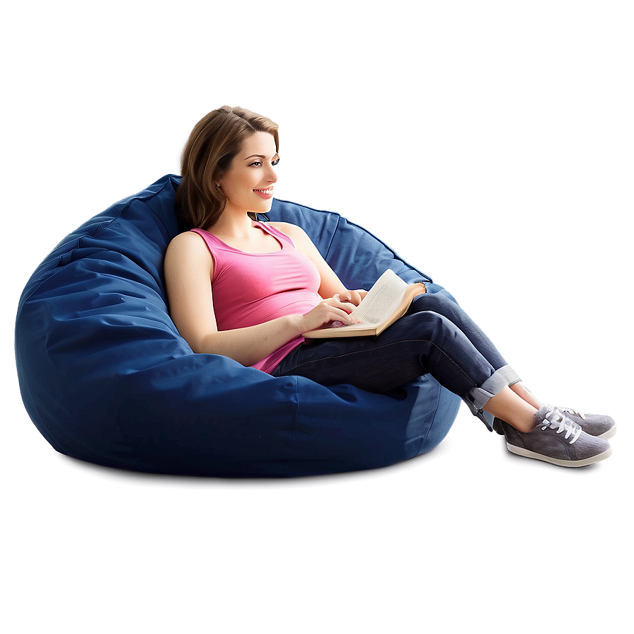 Modern Bean Bag Chair Png Bnb PNG