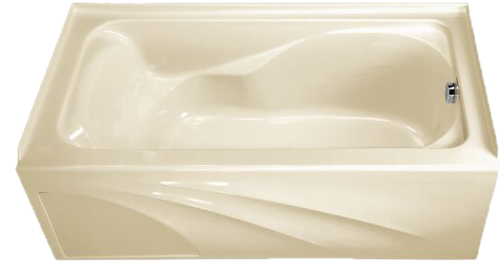 Modern Beige Bathtub PNG