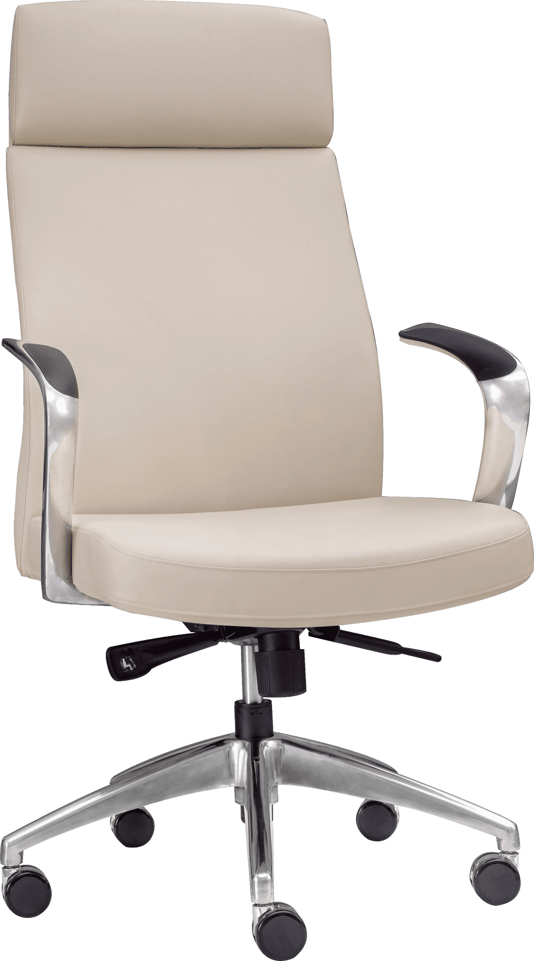 Modern Beige Office Chair PNG
