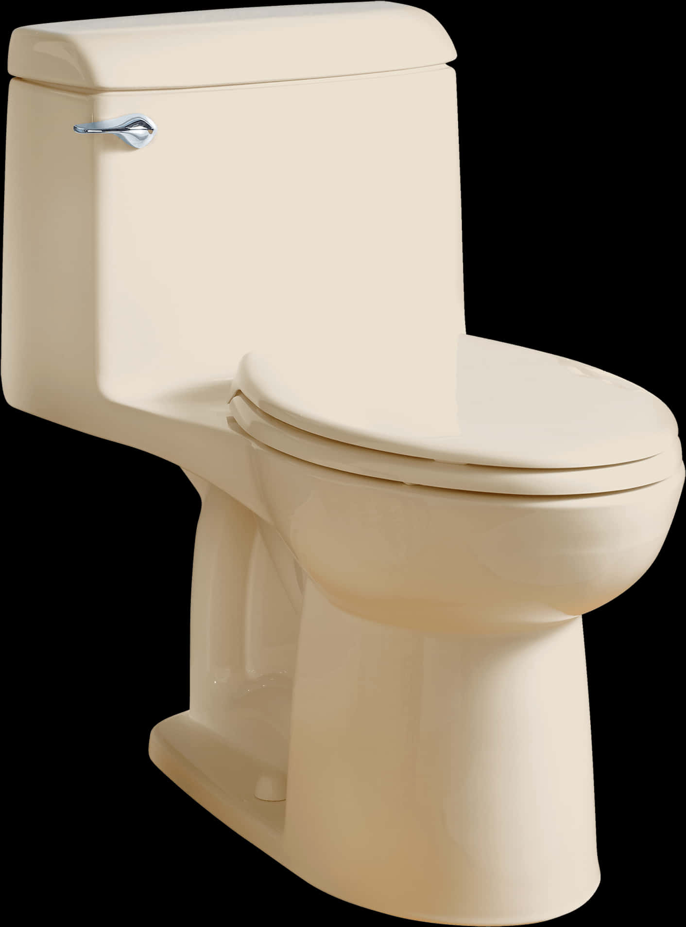 Modern Beige Toilet PNG