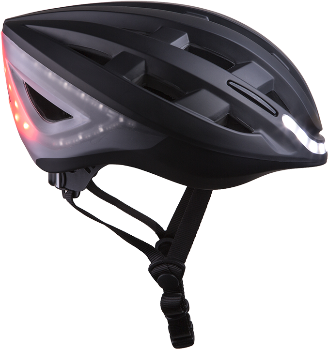 Modern Bicycle Helmetwith L E D Lights PNG