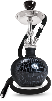 Modern Black Hookah PNG