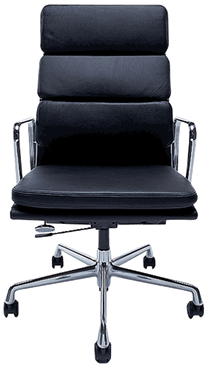 Modern Black Office Chair PNG