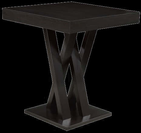 Modern Black Side Table PNG