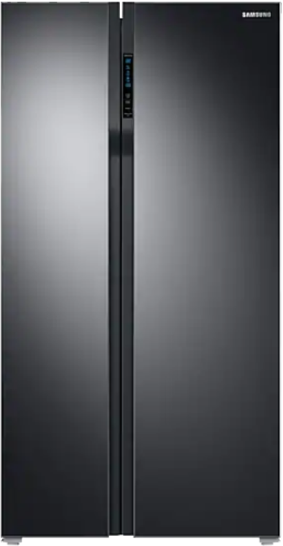 Modern Black Sideby Side Refrigerator PNG