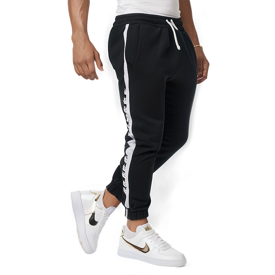 Modern Black Sweatpants Png Asf82 PNG