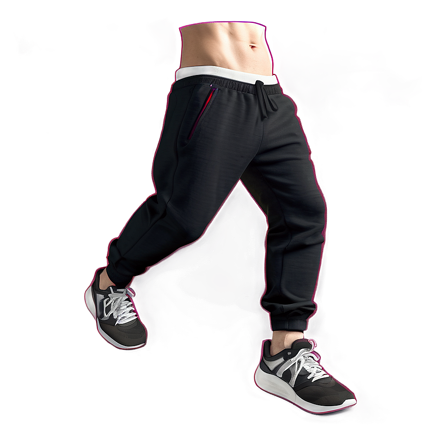 Modern Black Sweatpants Png Ynb56 PNG