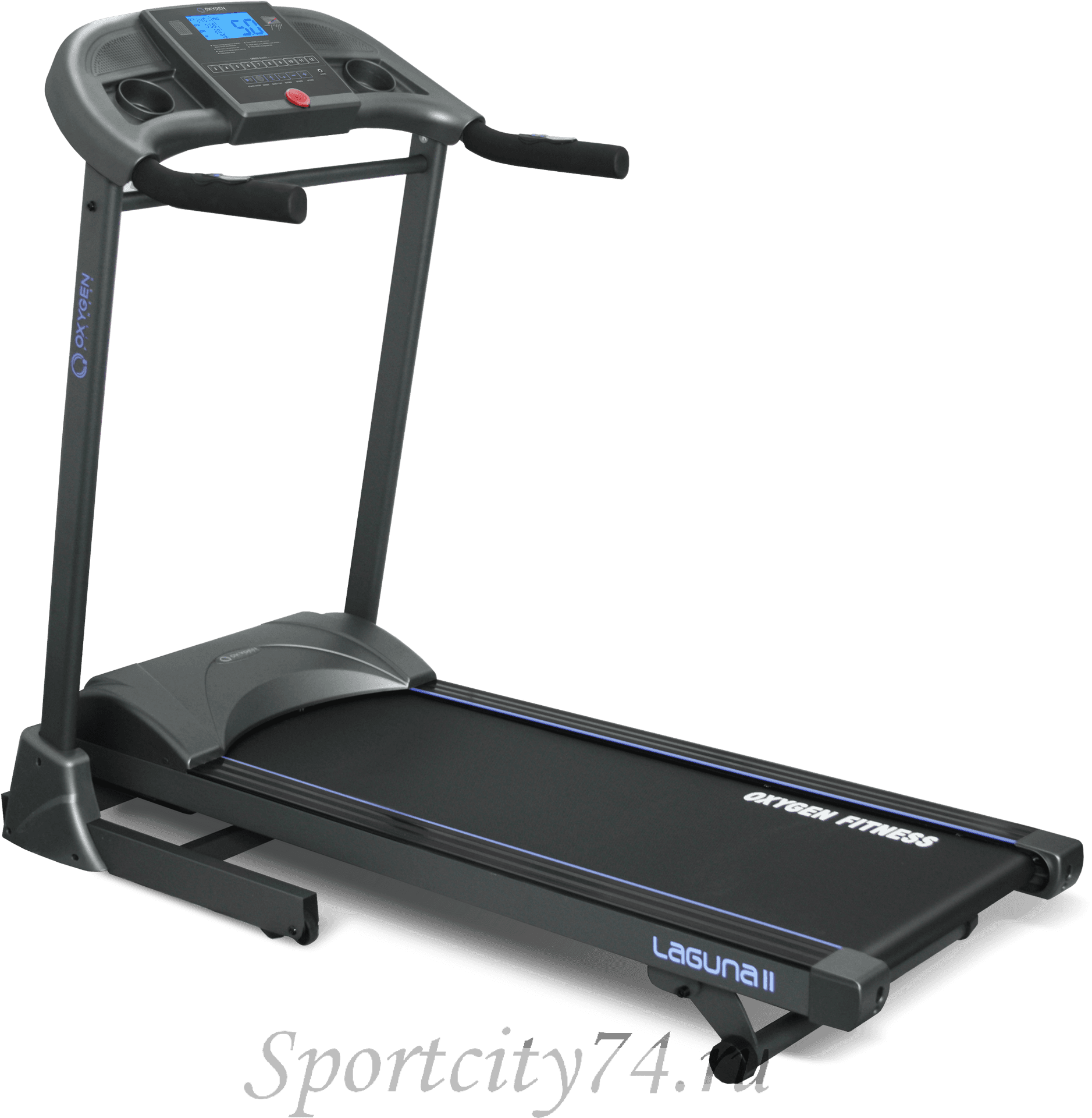 Modern Black Treadmill Equipment PNG