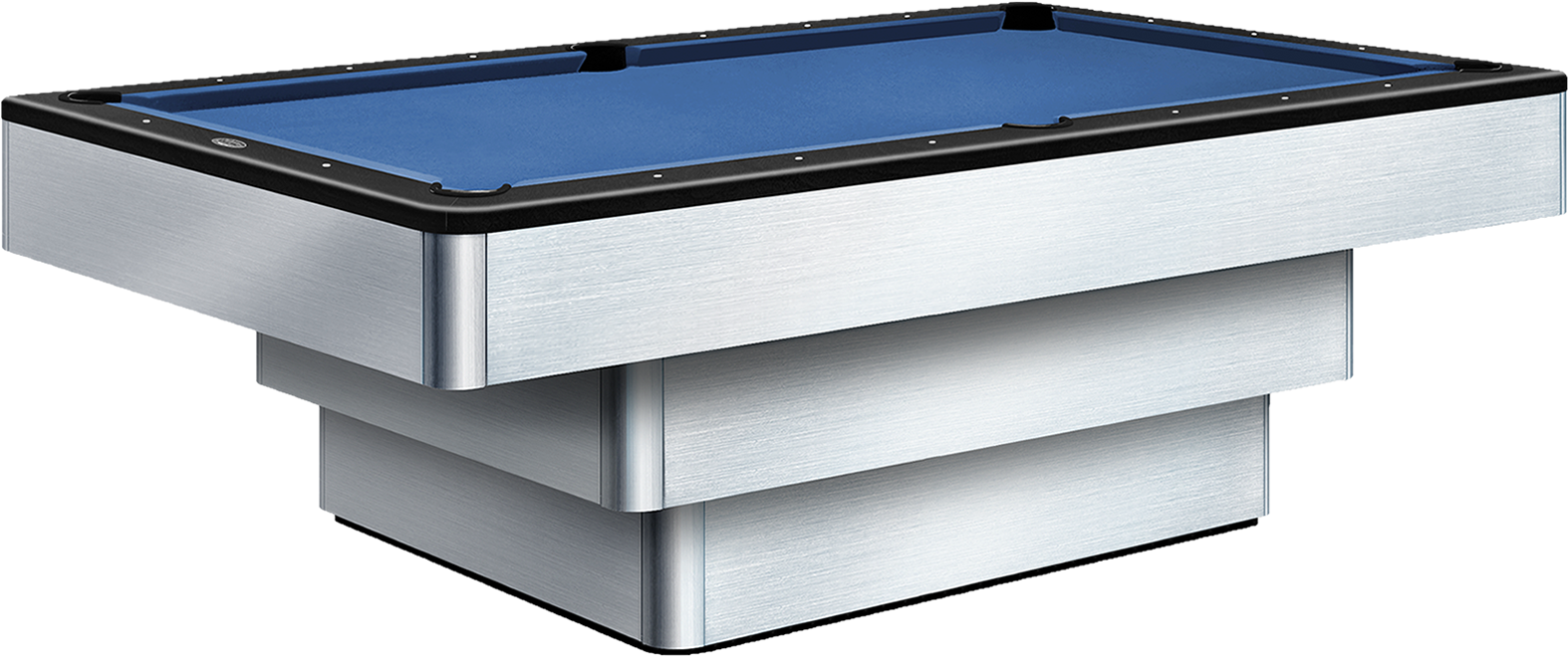 Modern Blue Pool Table Design PNG