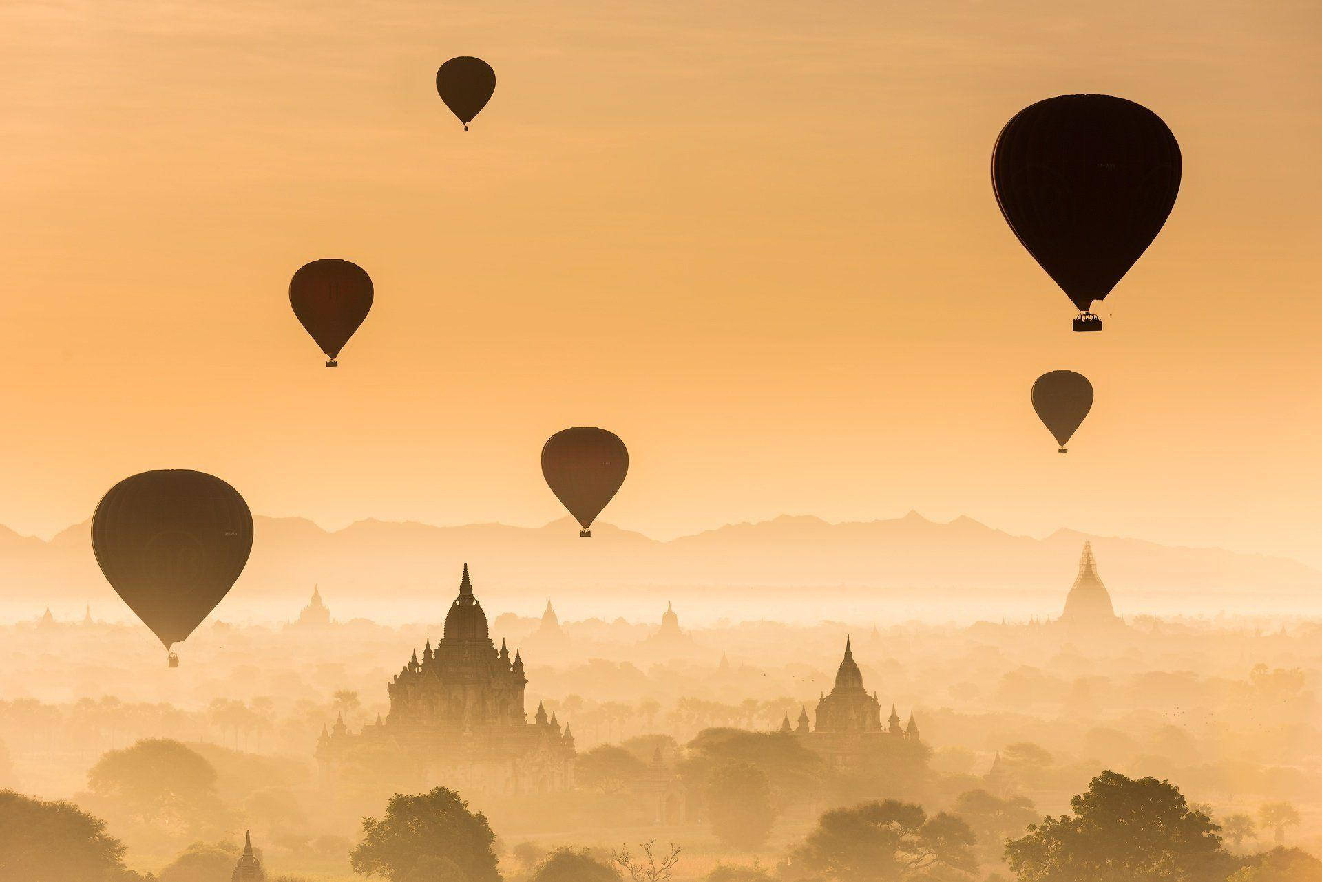 Modern Burma Hot Air Balloons