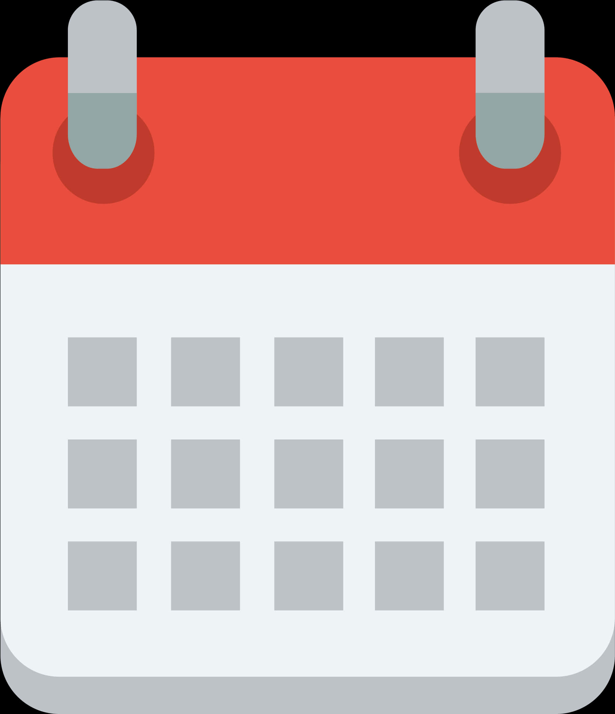 Modern Calendar Icon PNG