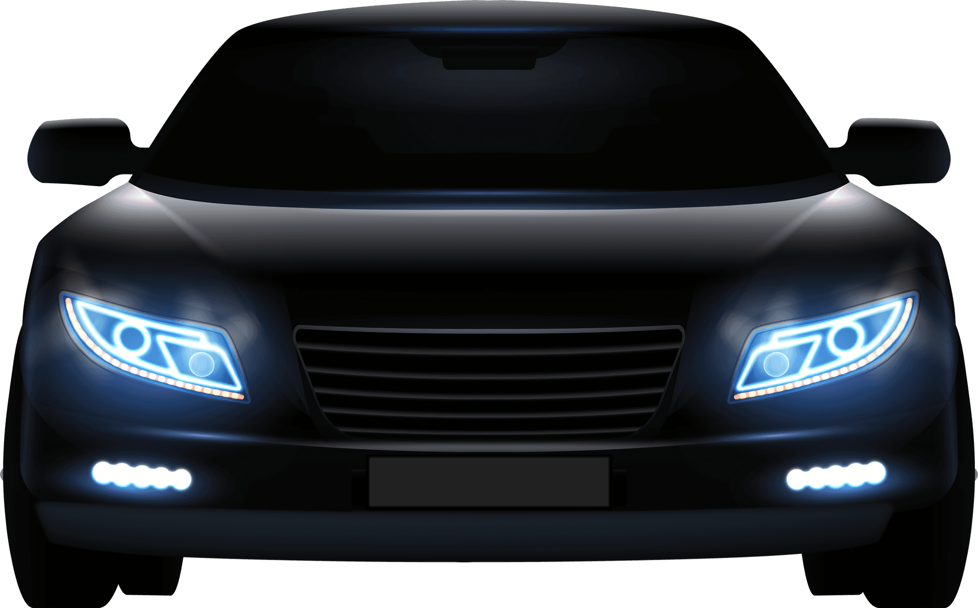 Modern Car Front Design PNG