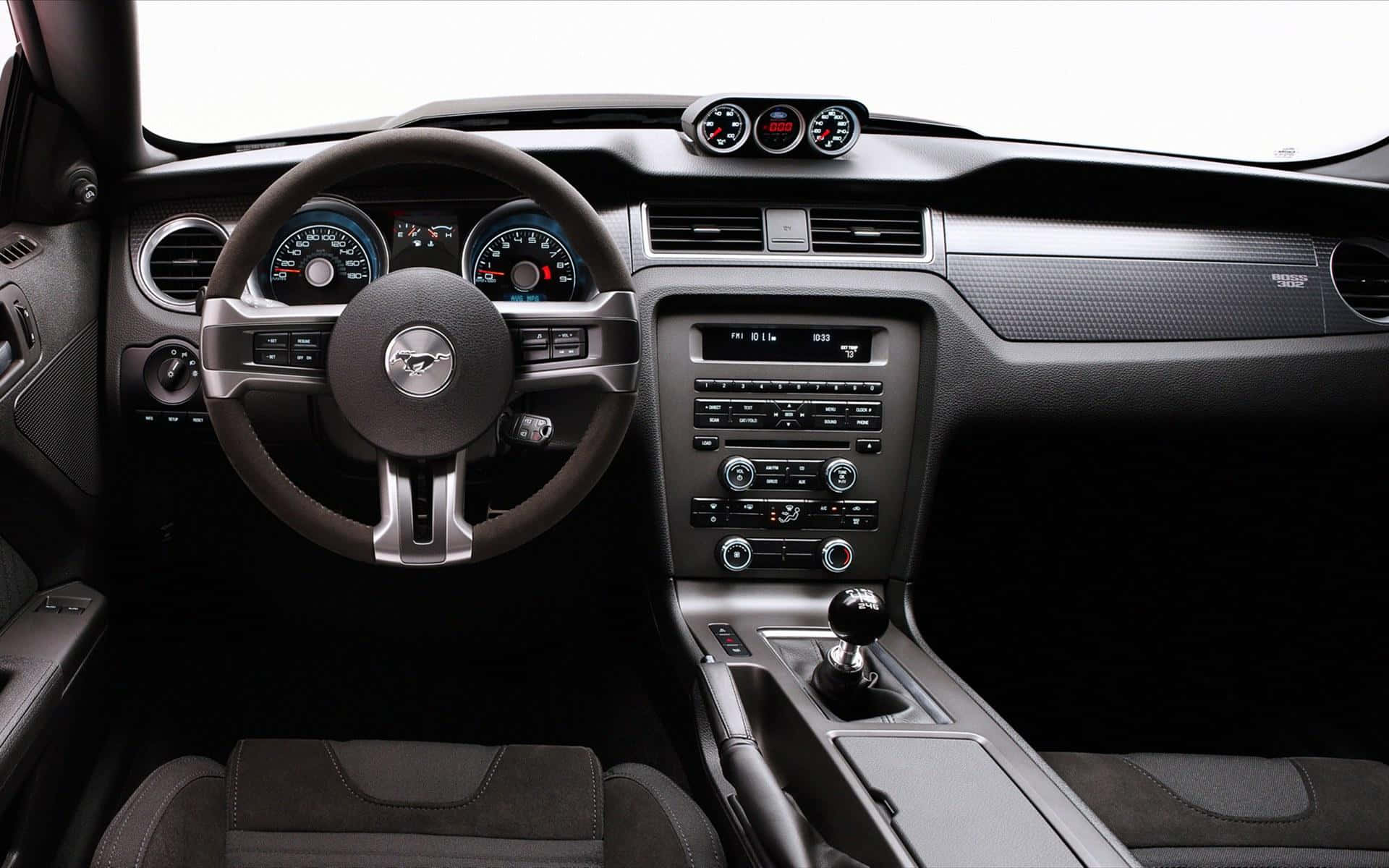 Modern Car Interior Steering Wheel View Wallpaper