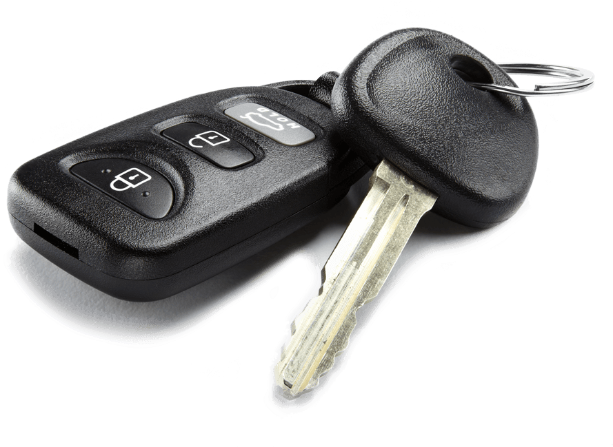 Modern Car Key Fobwith Buttons PNG